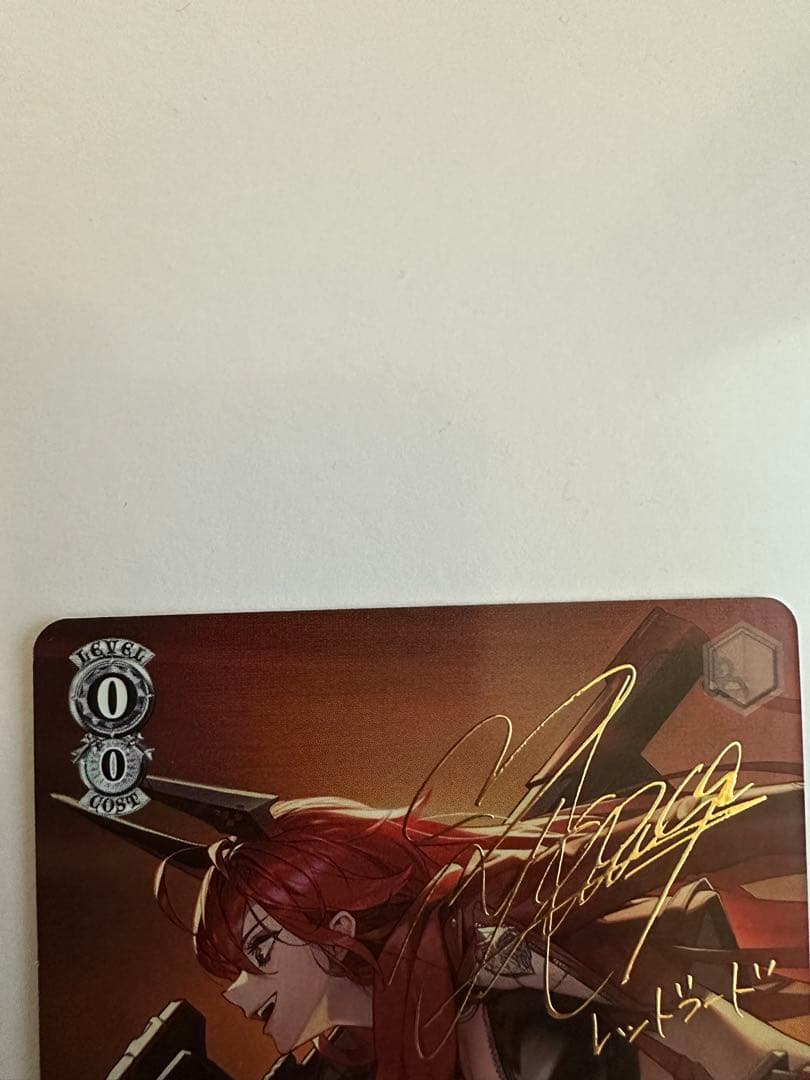 ヴァイスシュバルツ　nikke SP レッドフード　サイン入