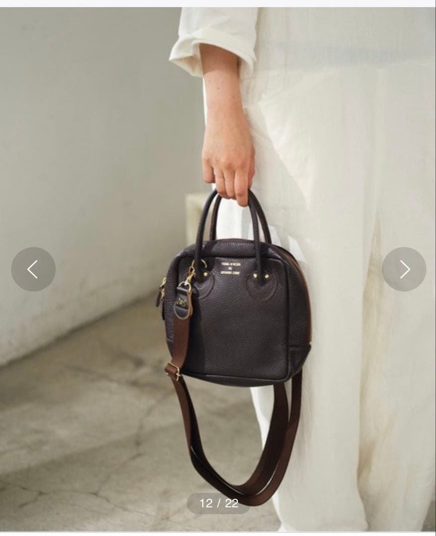 ヤングアンドオルセン ☆フレームワーク別注 ボトルバッグ ☆ブラウン