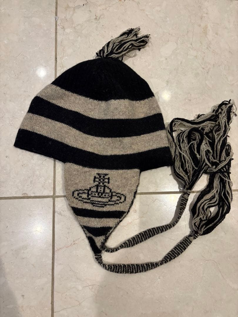 【希少】初期 Vivienne Westwood 耳当てニット帽　NANA シン