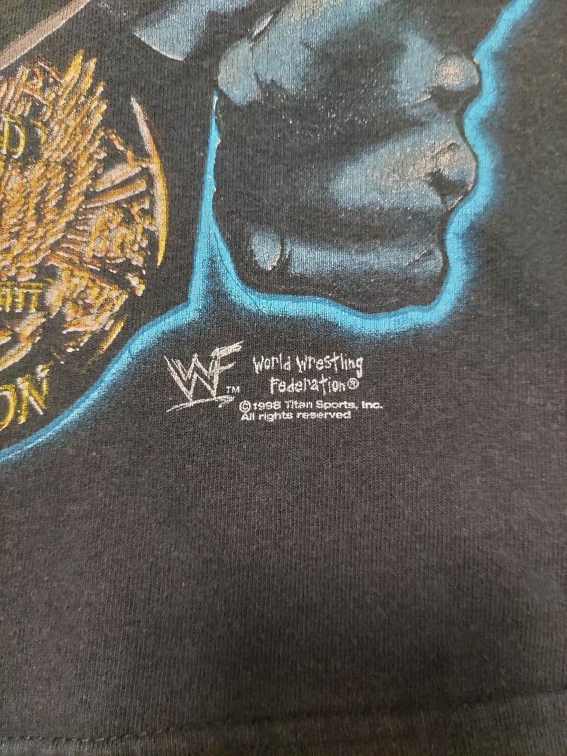 古着90sビンテージ　ワールドレスリングフェデレーション　 Tシャツ 　プロレス