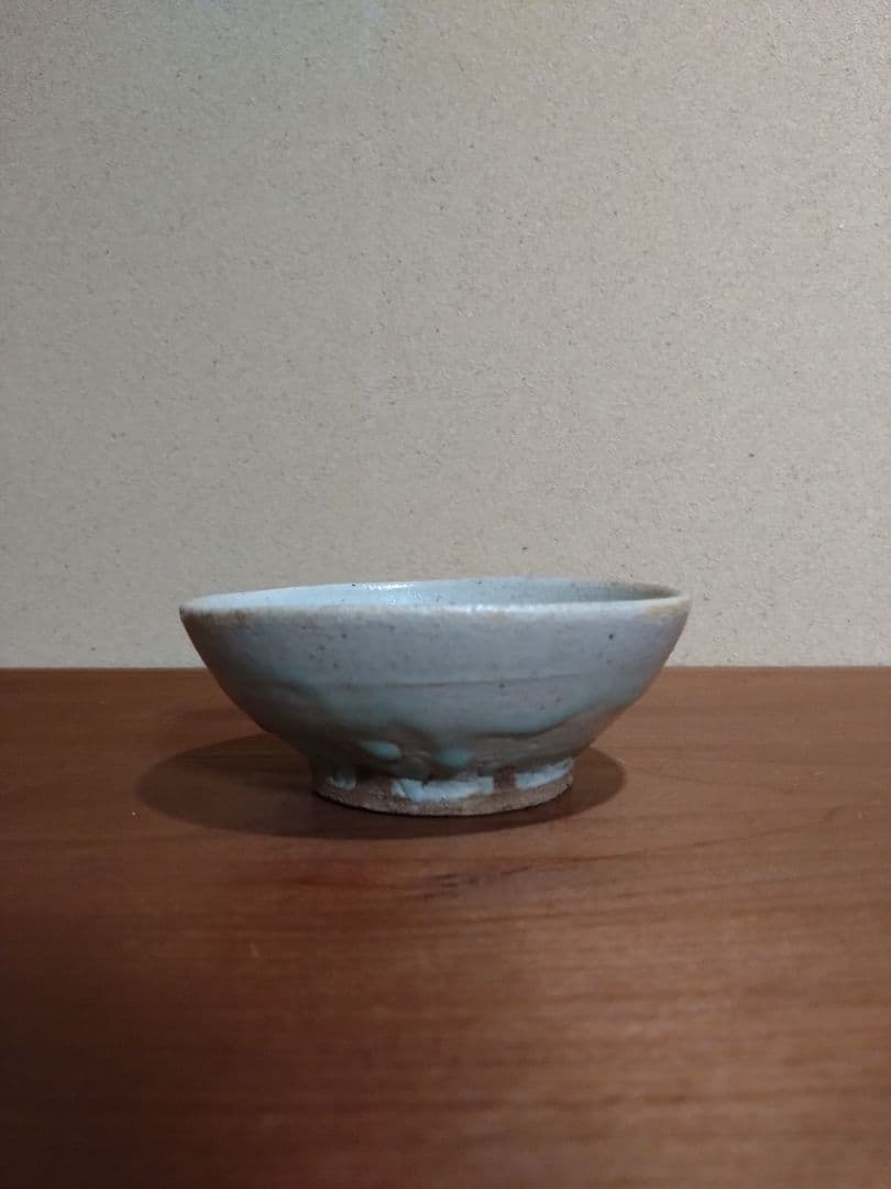 李朝初期 白磁 平盃 無庇完品