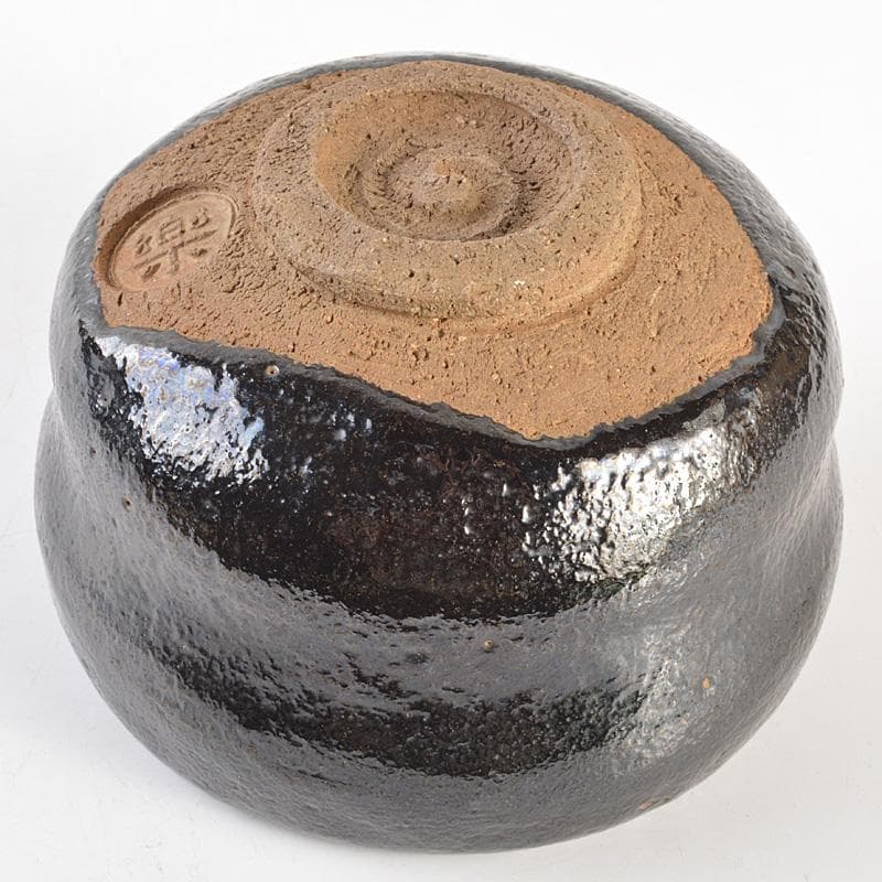 茶道具　楽吉左衛門　黒楽茶碗　合わせ箱　M　R7481