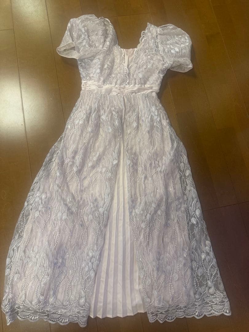 lily brown レースマキシドレス ピンク