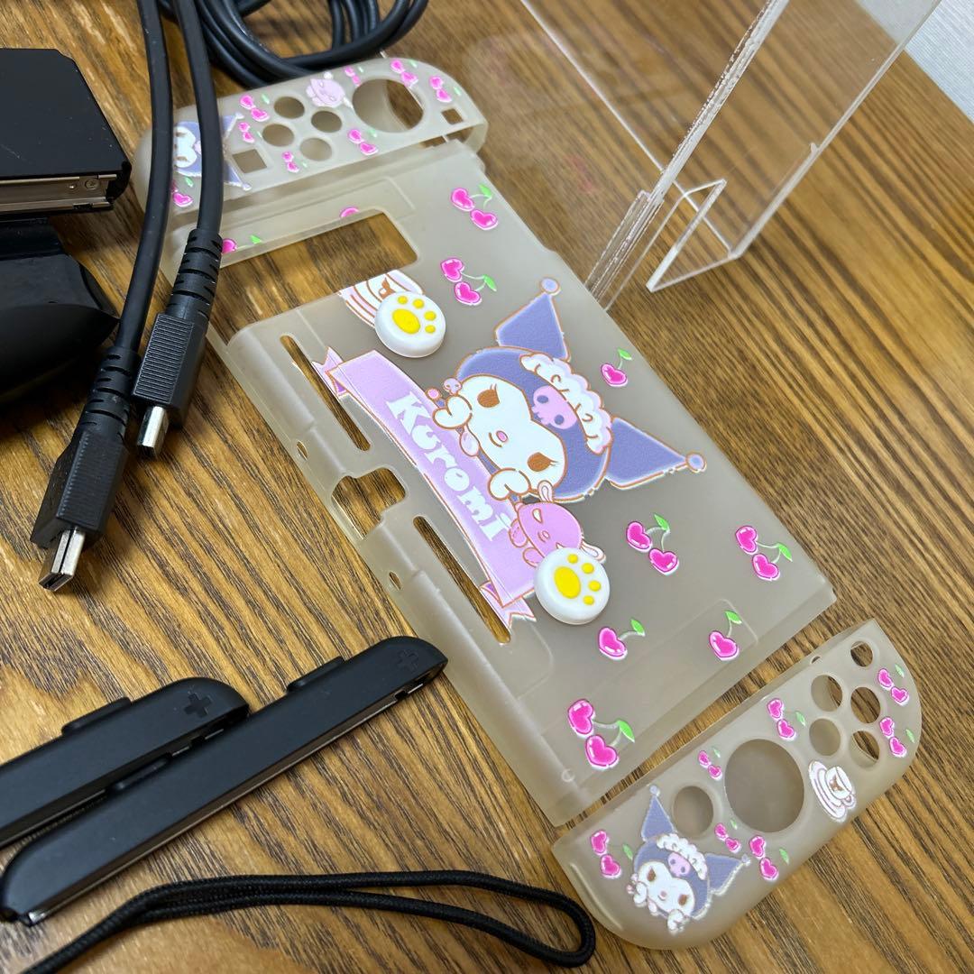 【美品】即日発送！Nintendo Switchグレー本体、SDカード付き！