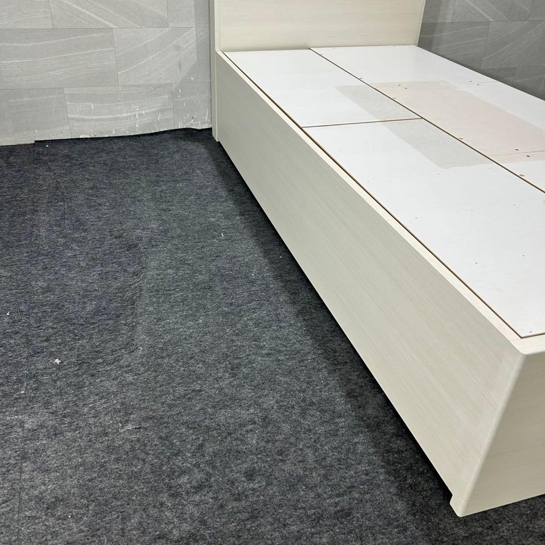 ニトリ シングル ベッドフレーム ジオチェスト 収納 格安 d3751