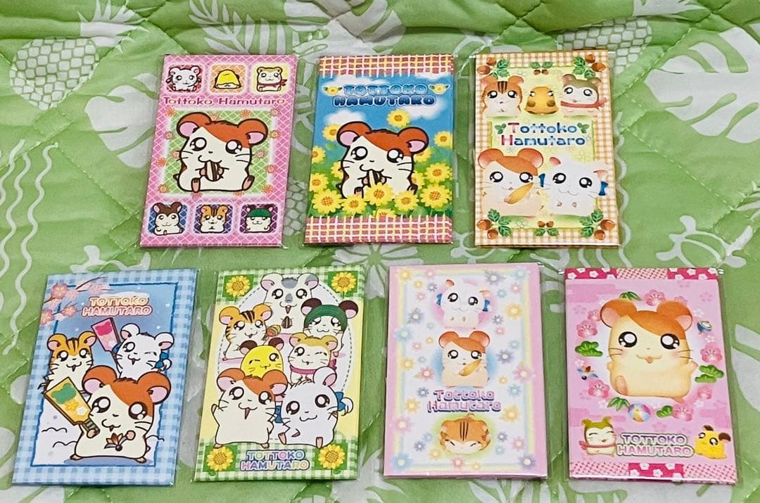 【匿名配送】とっとこハム太郎　ポチ袋未開封７個+店頭陳列用箱　当時品