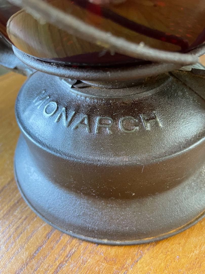 アンティーク　ランタン　デイツ　レッド　オイル　ランプ　100年　アメリカ　レア