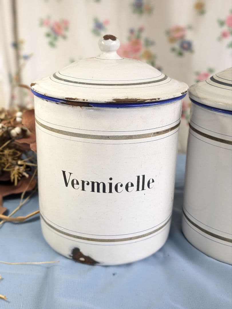 フランス アンティーク B.FRERES キャニスター 春雨 タピオカ コーヒー