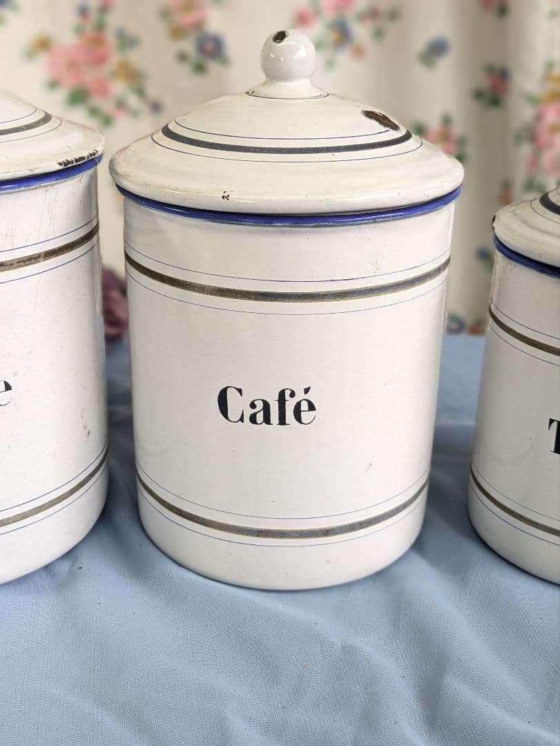 フランス アンティーク B.FRERES キャニスター 春雨 タピオカ コーヒー