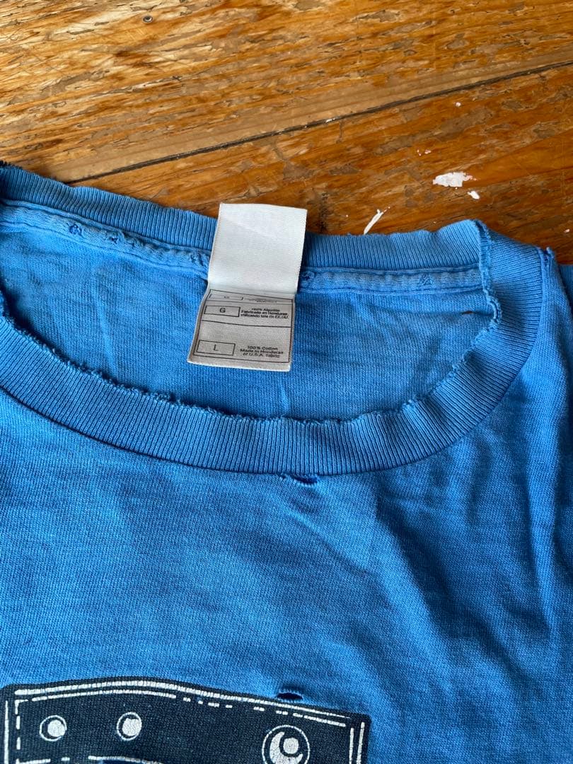 90〜00'sヴィンテージバンドtシャツSonic Youth Tシャツ 青