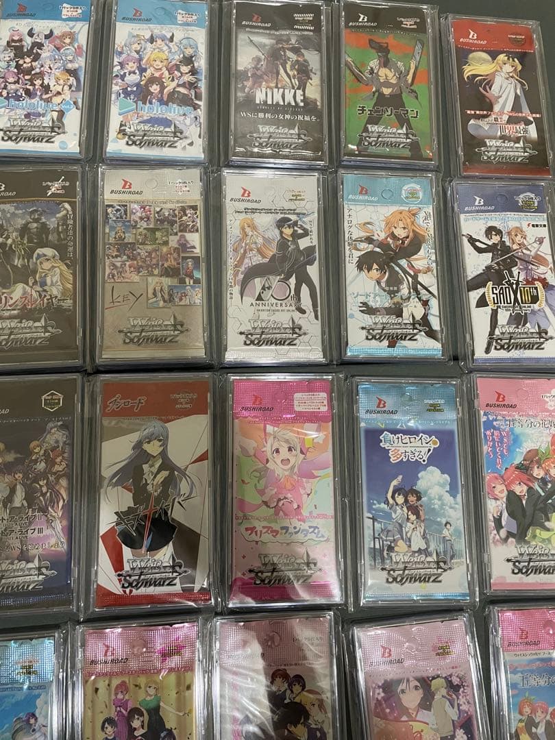 ヴァイスシュヴァルツ　未開封パック　コレクション　49点　まとめ売り