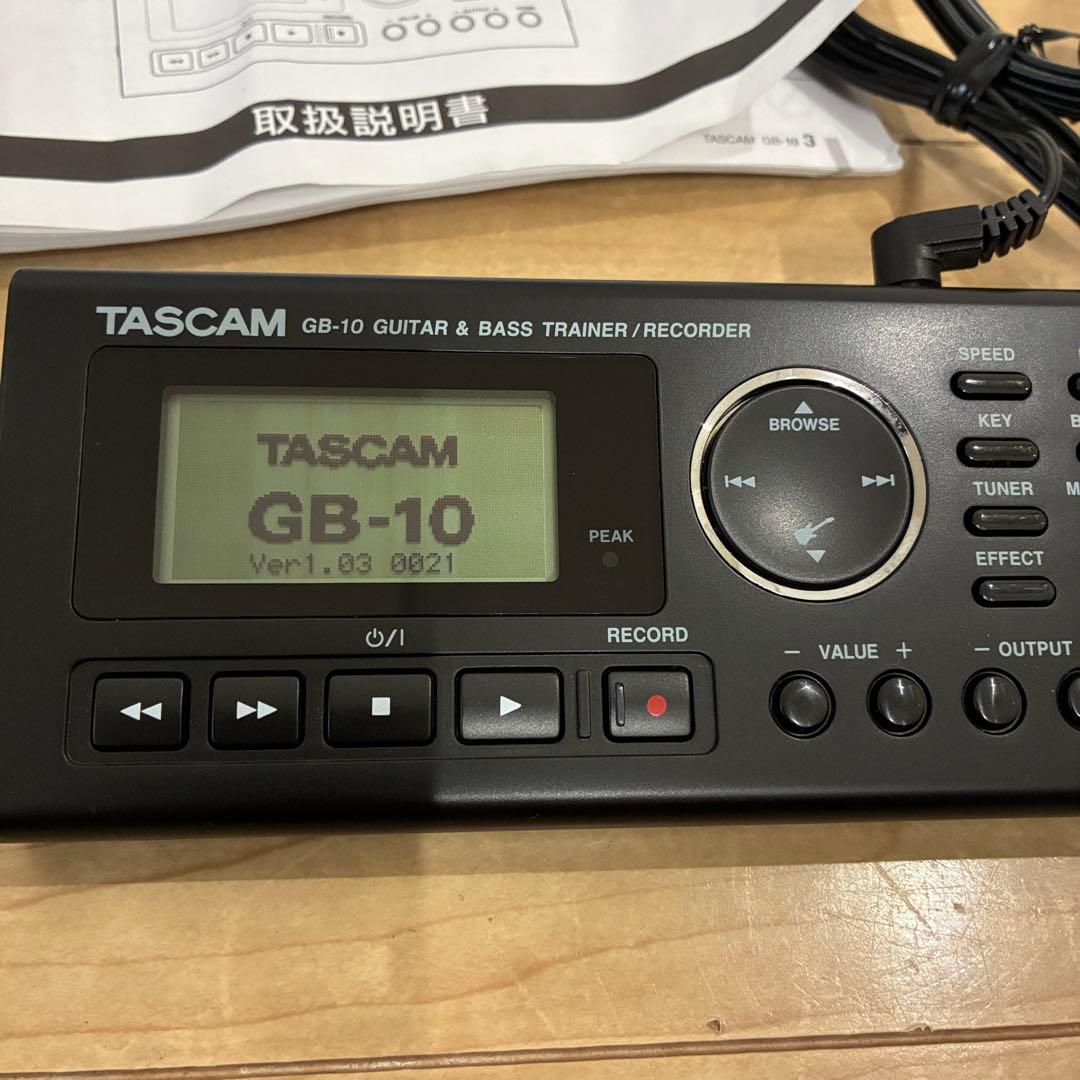 別売アダプターセットTASCAM GB-10 ギター・ベーストレーナーレコーダー
