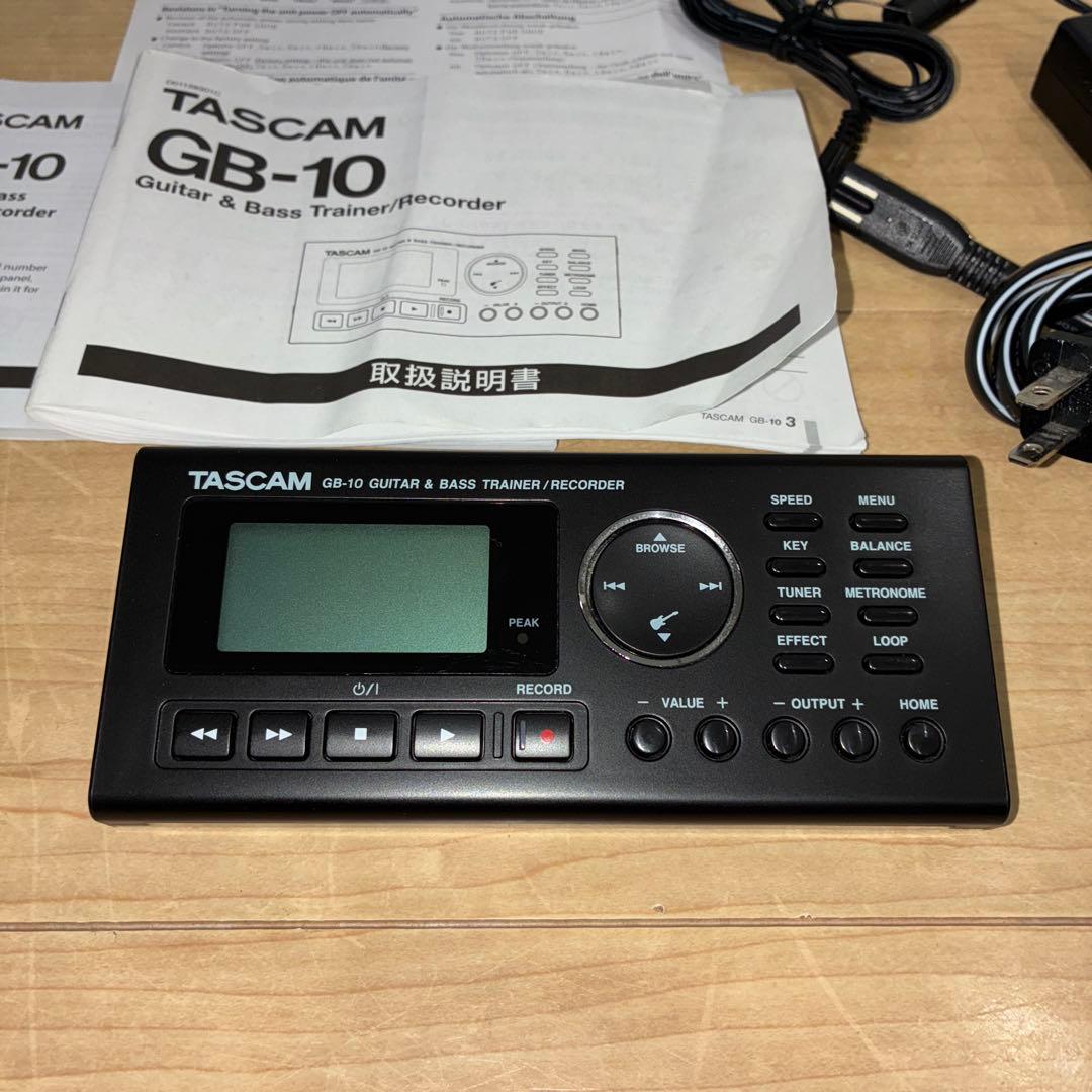 別売アダプターセットTASCAM GB-10 ギター・ベーストレーナーレコーダー