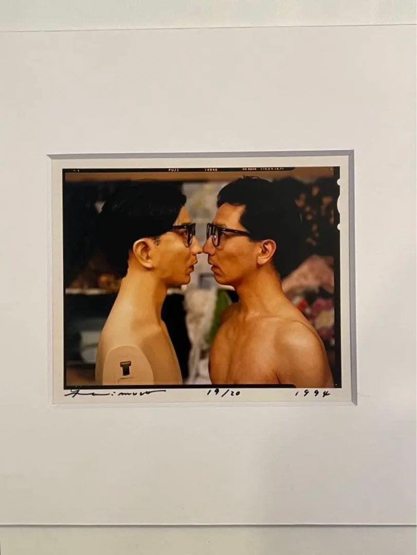 貴重作品　森村泰昌　オリジナルプリント　1994 金子国義　ベルメール　荒木経惟