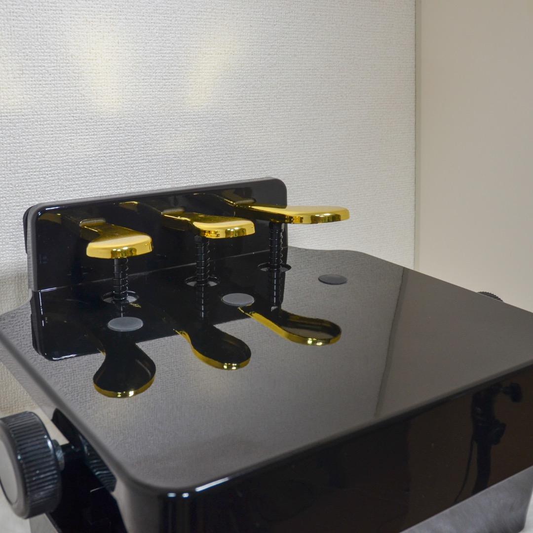 キョーリツ ピアノ補助ペダル 軽量ABS製 無段階ネジ式高さ調整タイプ