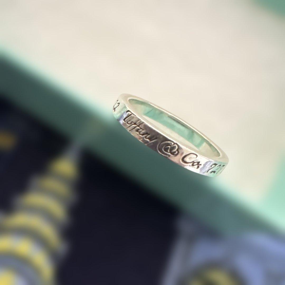 ひ*り様 Tiffany & Co. シルバー925 リング/ノーツ　ナローリン