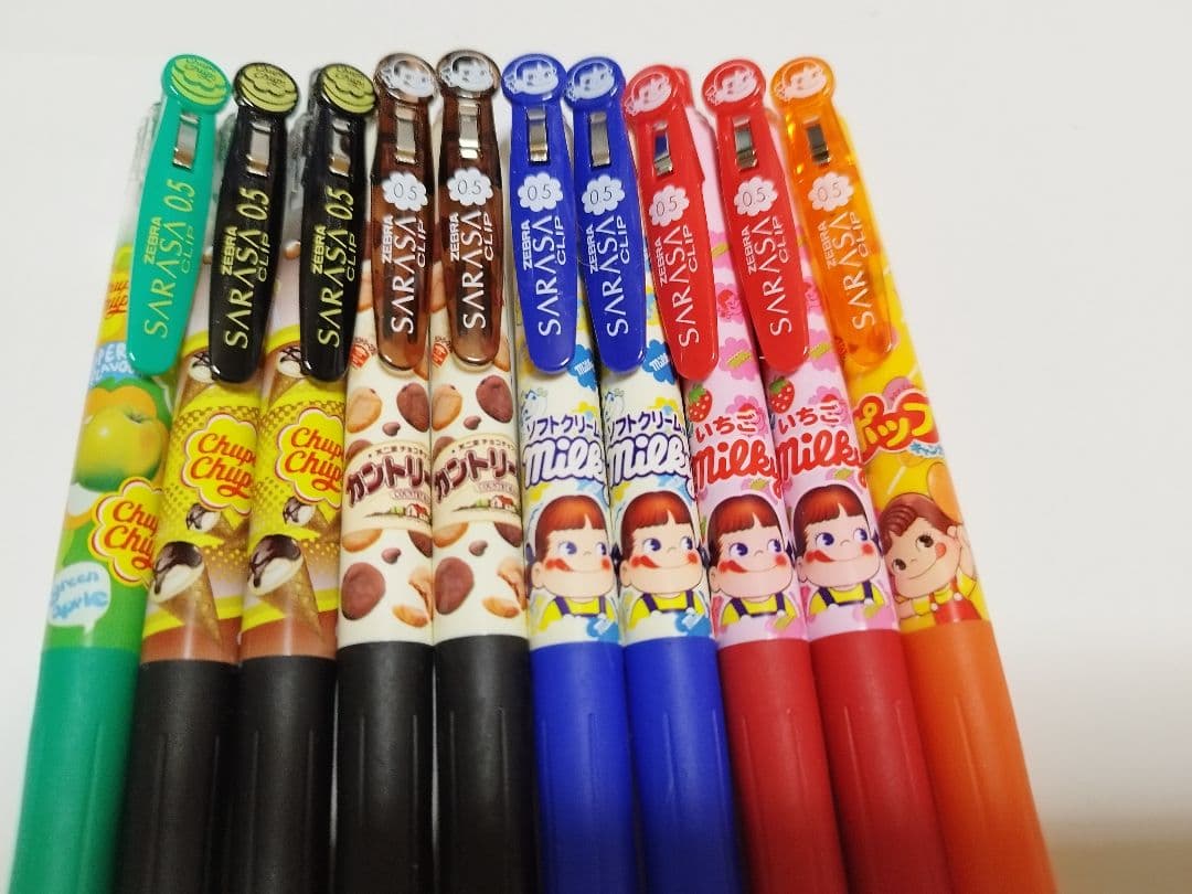 SARASA サラサクリップ ペコちゃん・チュッパチャプス