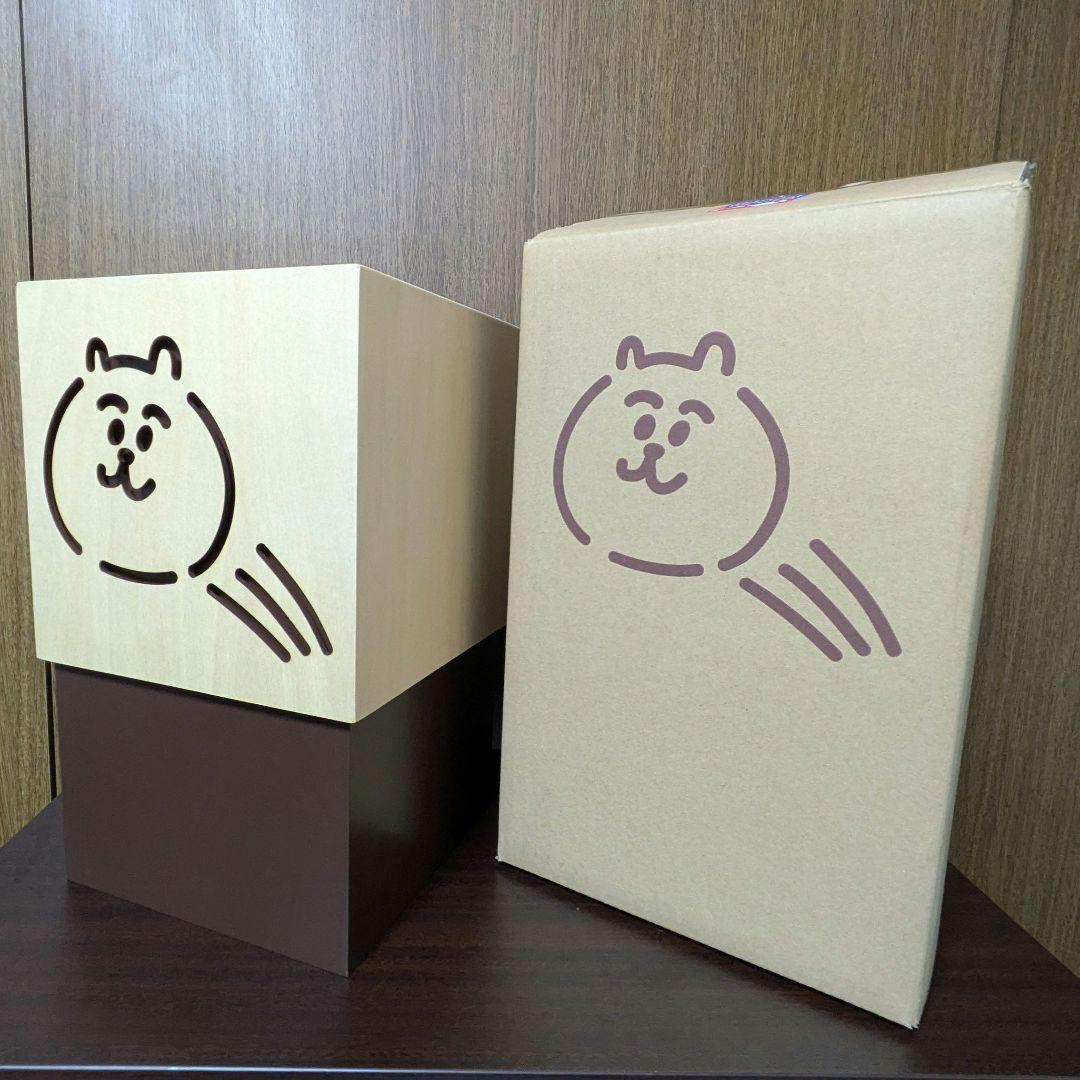 ヤマト工芸×瀬戸弘司 W CUBE ブラウン/ナチュラル　梱包段ボール付属