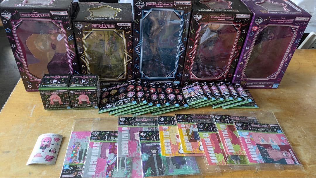 ぼっち・ざ・ろっく一番くじ vol.3 フィギュア全5体セット+α