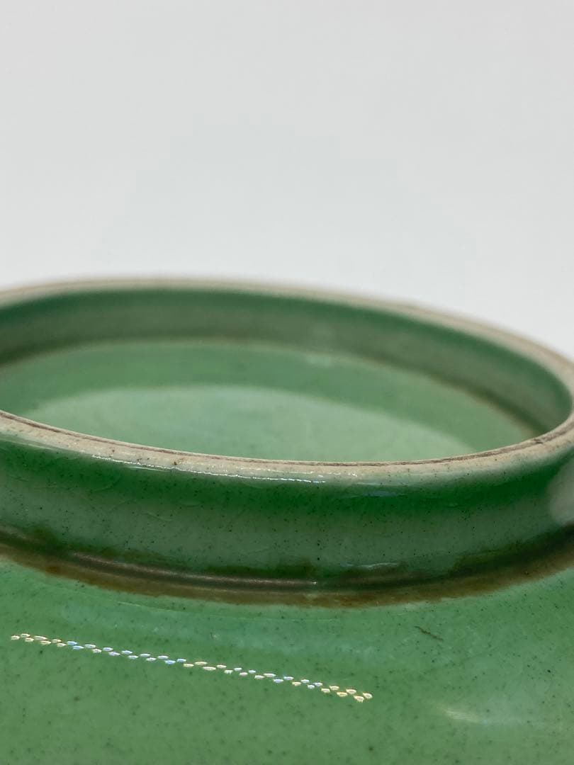 中国　緑釉碗　翠青釉　送料込み0111