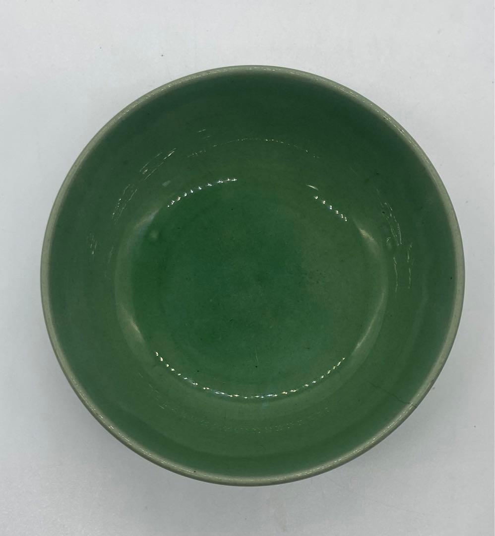 中国　緑釉碗　翠青釉　送料込み0111