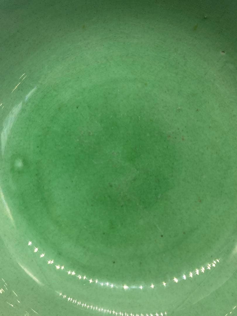 中国　緑釉碗　翠青釉　送料込み0111