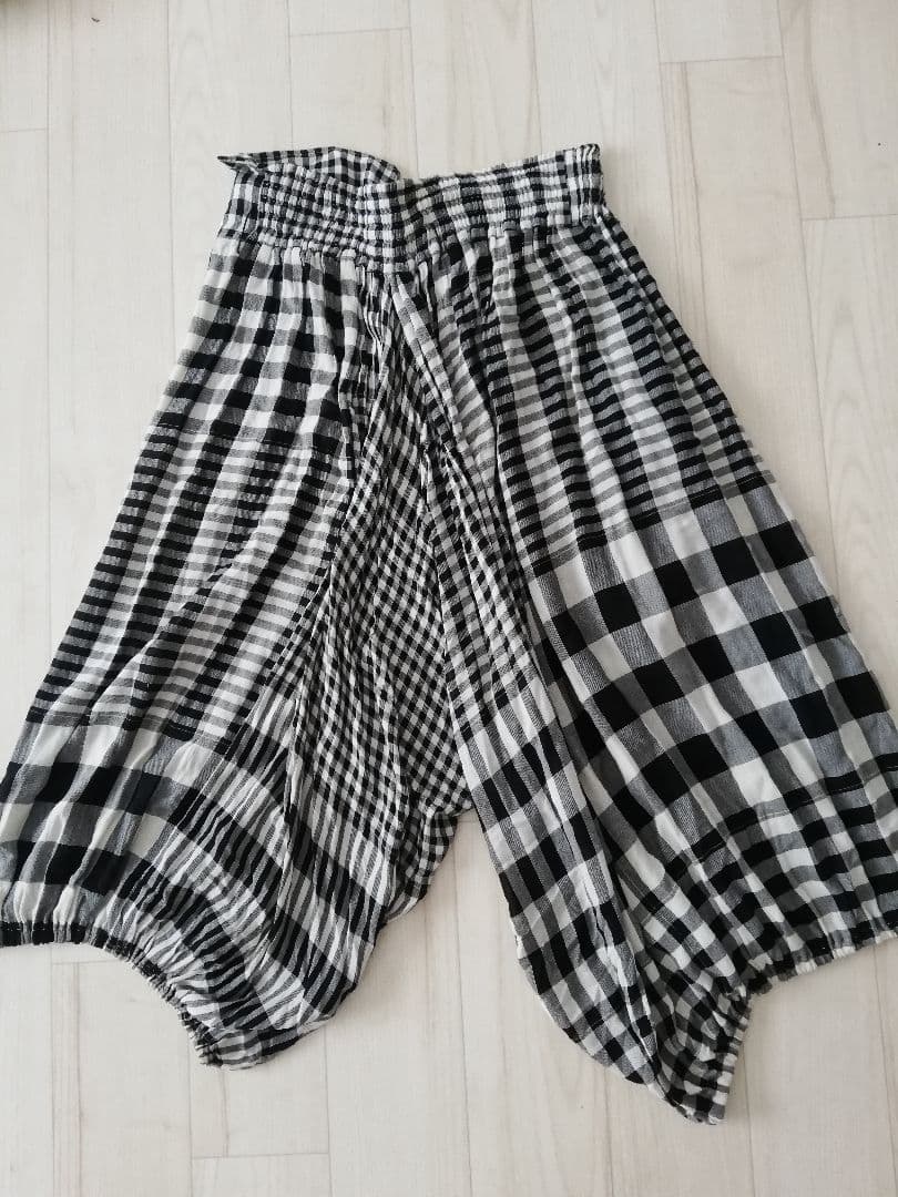 Y's YOHJI YAMAMOTO 2005SS チェックサルエルパンツ