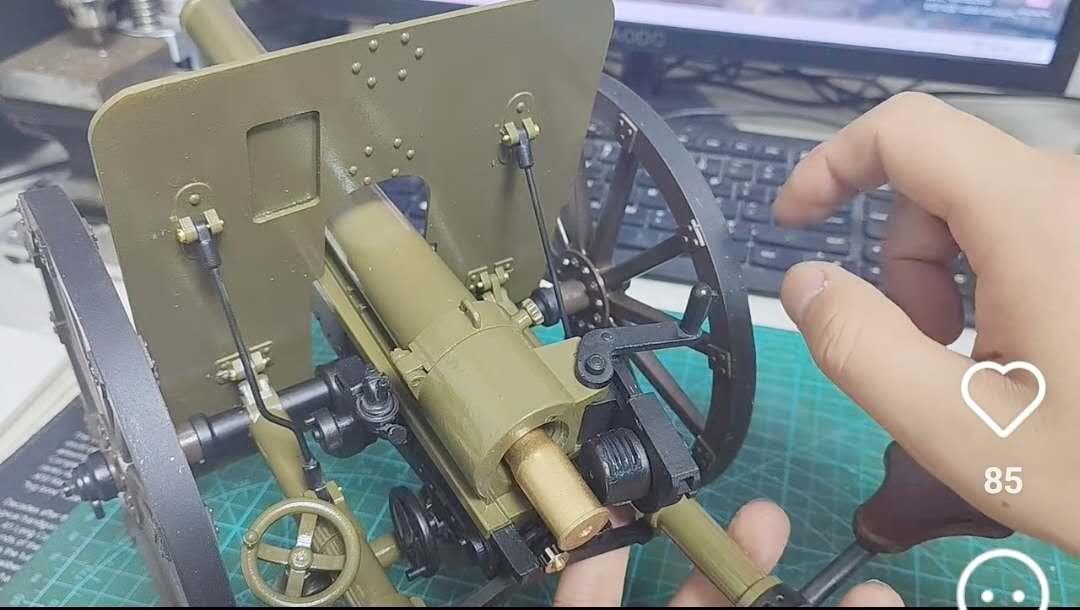 １/6スケール　手作　四一式山砲　模型レプリカ　新品