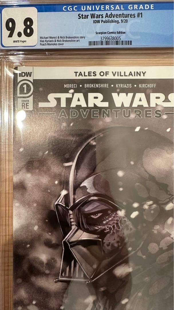 CGC 9.8 Star Wars#1 特別版コミック