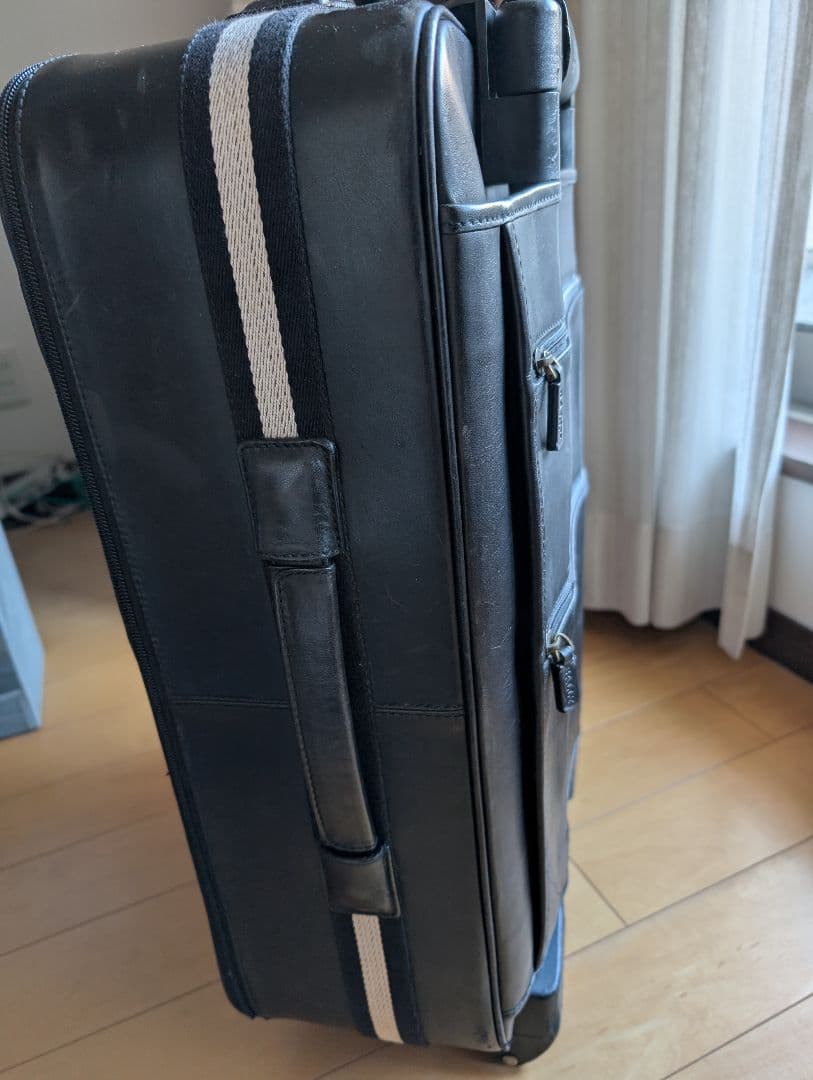 M*I様 BALLY ブラック レザー キャリーケース