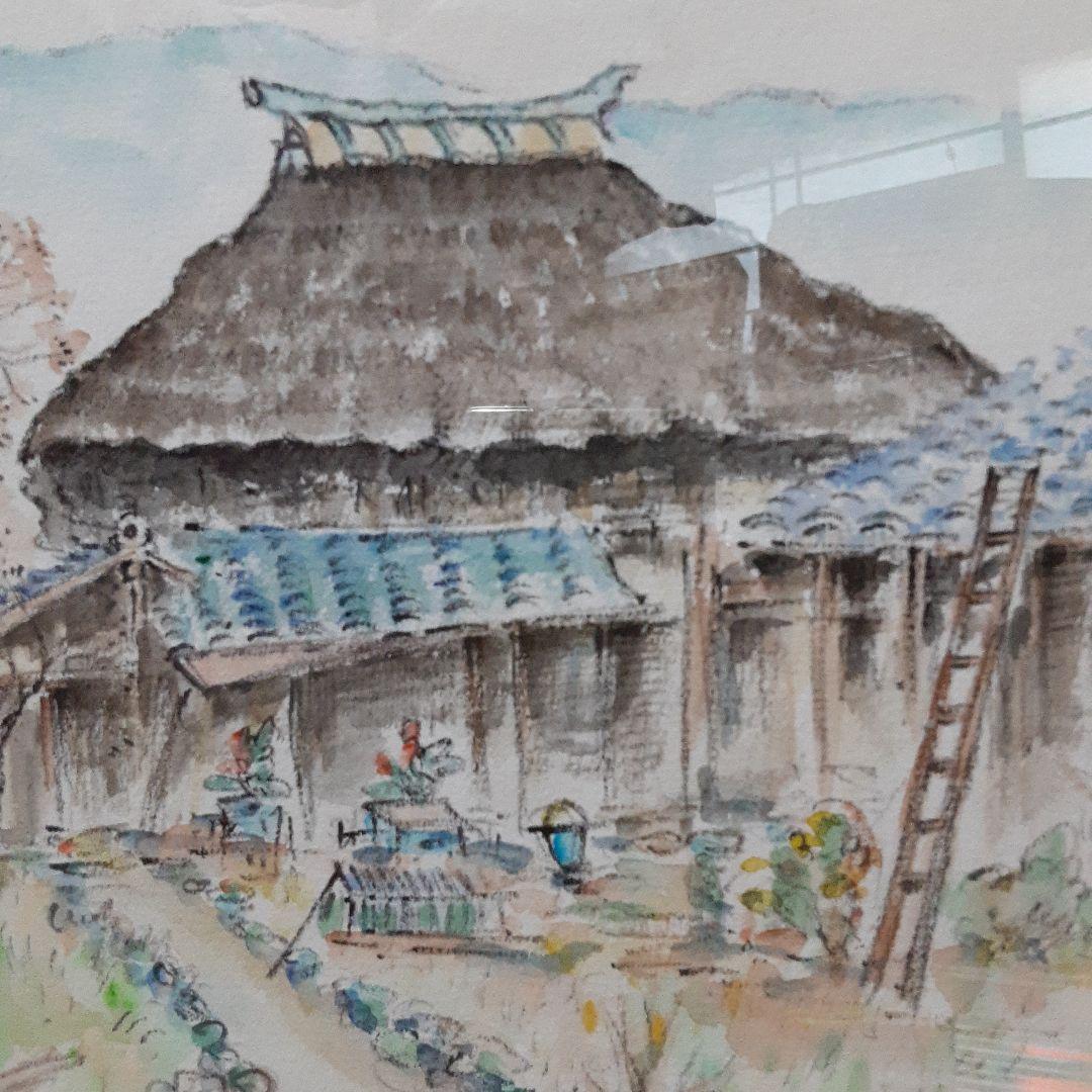 林与三郎画伯　水彩画