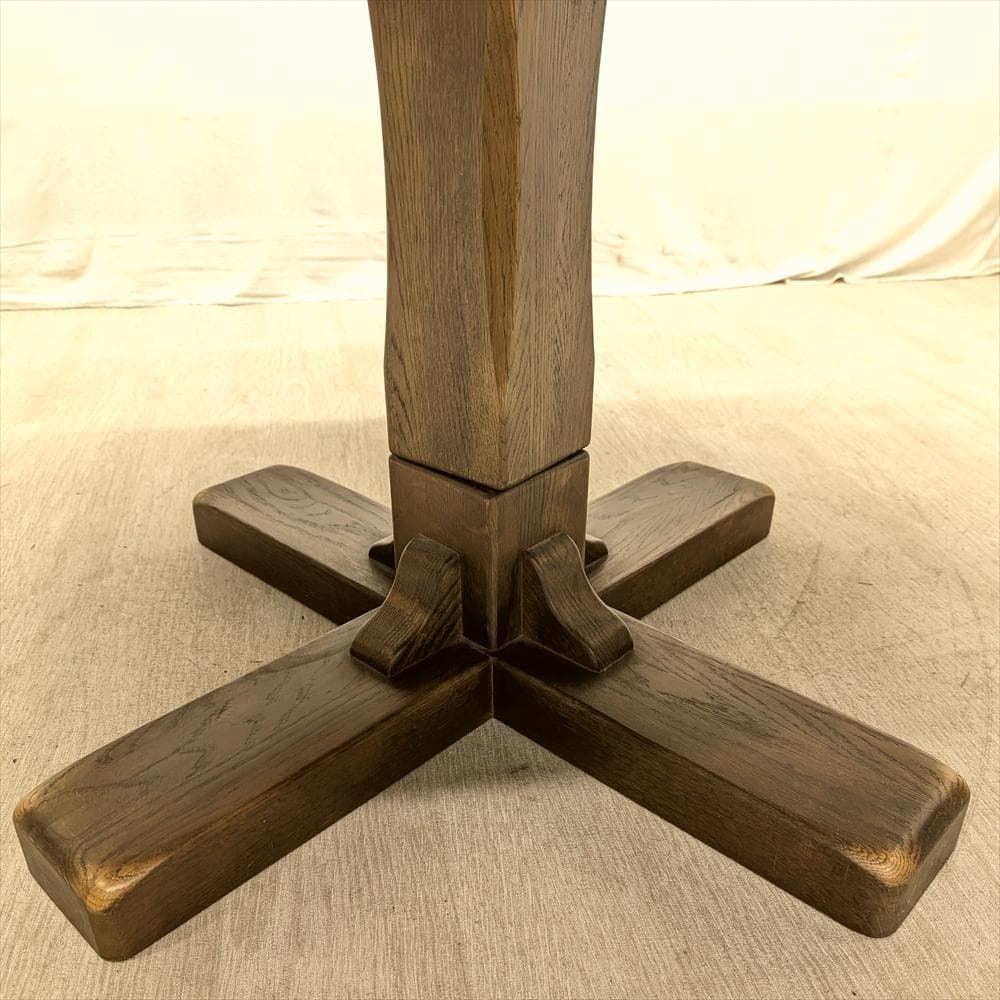 柏木工　ウィルダネス　飛騨家具　楢 ナラ材　ダイニングテーブル　食卓　八角形