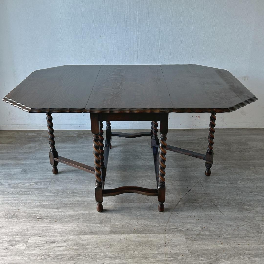 イギリス アンティーク家具 ゲートレッグテーブル 1930年頃 740A