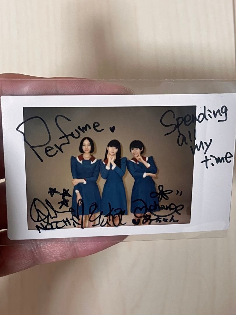 J*1様 Perfume サイン　チェキ　当選品