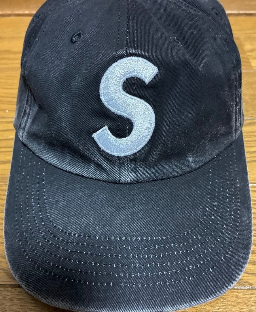 Supreme S Logo cap シュプリーム Sロゴ キャップ 黒SS25