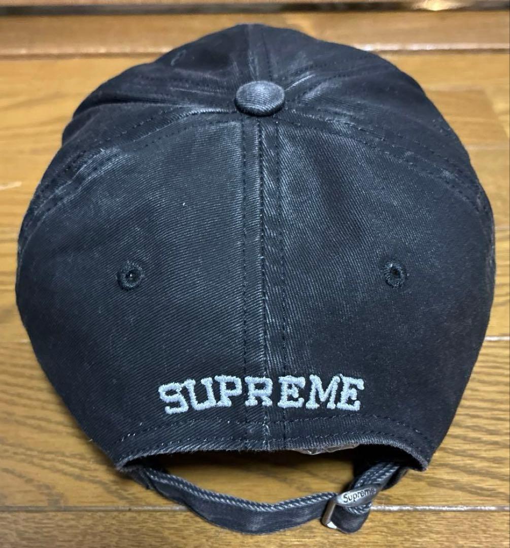 Supreme S Logo cap シュプリーム Sロゴ キャップ 黒SS25