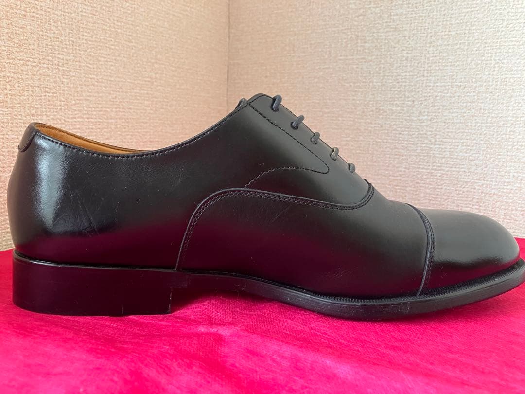 REGAL ブラック ストレートチップ レザーシューズ 革靴