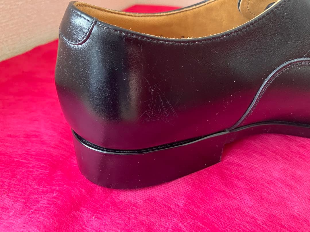 REGAL ブラック ストレートチップ レザーシューズ 革靴