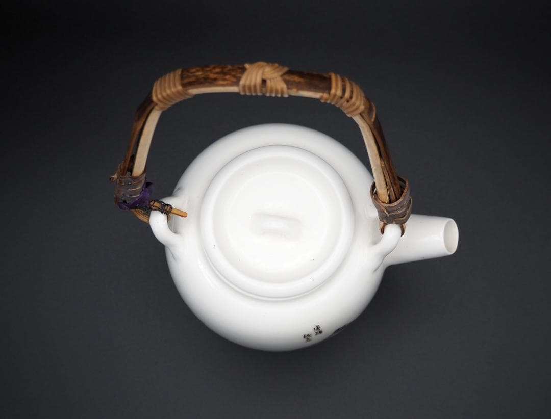 江戸期 珉平焼 提梁壺 水注