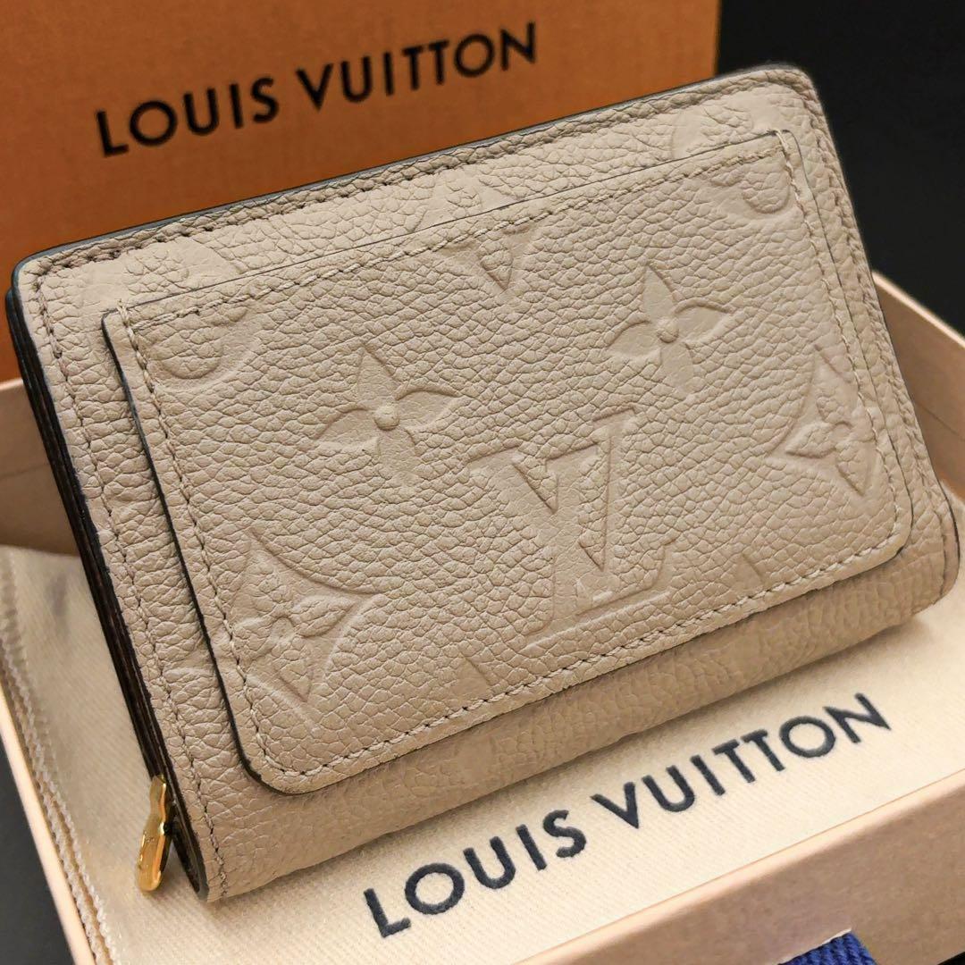 ともママ　ルイヴィトン アンプラント クレア トゥルトレール 折り財布