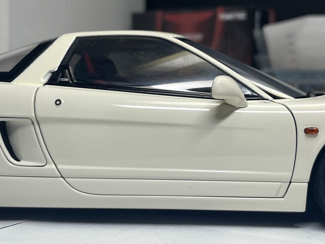 オートアート 1/18 ホンダ NSX-R 改造品 白