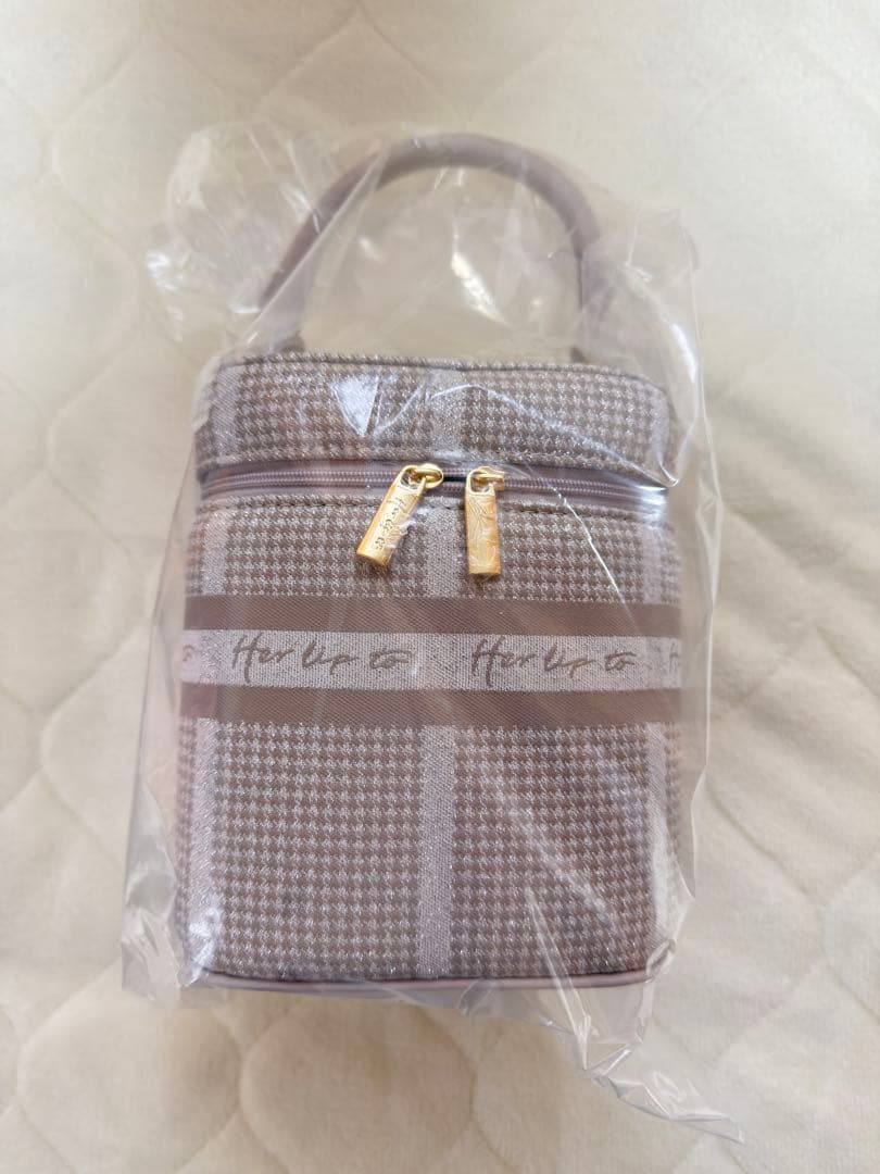 herlipto HLT Jacquard Vanity Bag ピンク