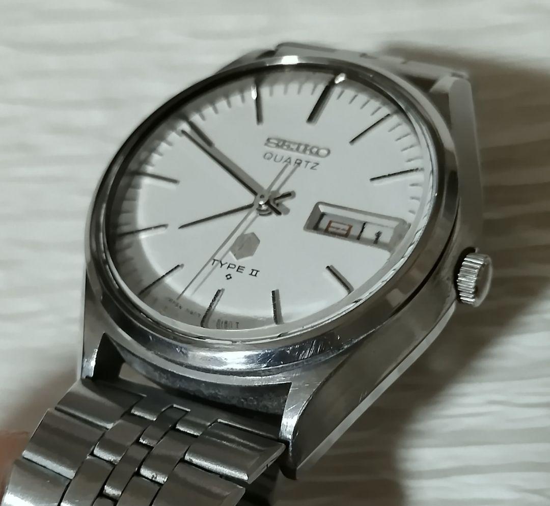 【電池交換済動作品】SEIKO セイコー TYPE II タイプ2 クォーツ式