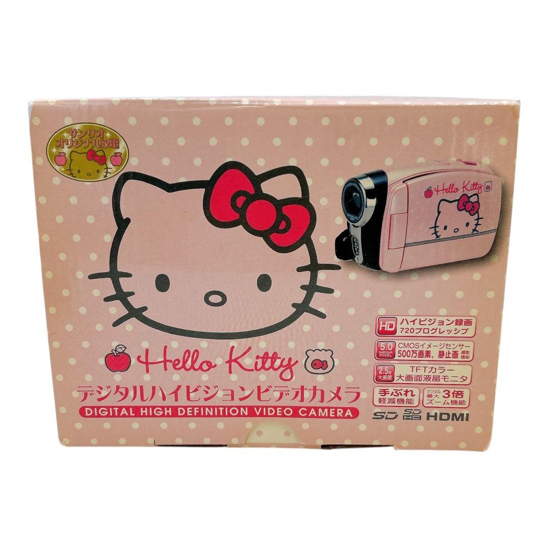 【希少レア品】ハローキテイ デジタルハイビジョンビデオカメラ ピンク 付属品多数