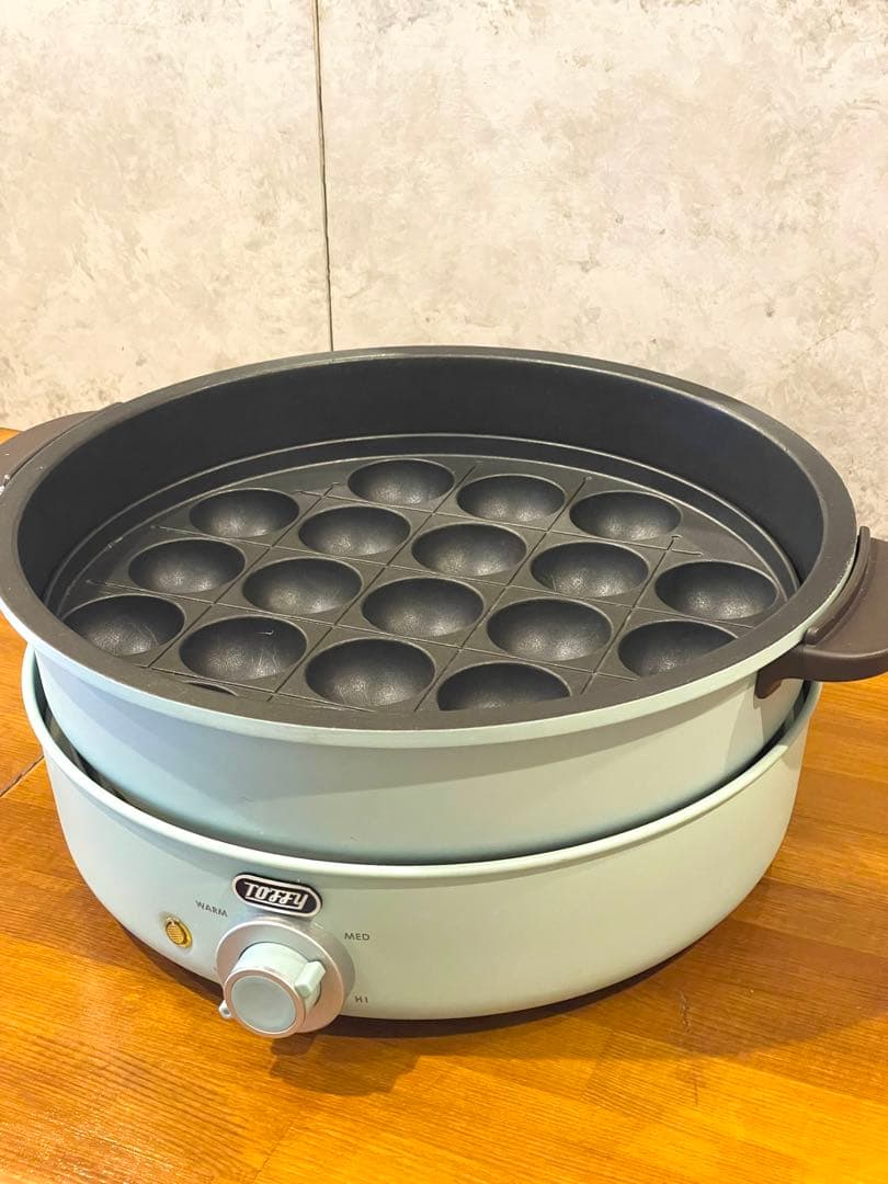 【TOFFY】電気グリル鍋 たこ焼き器 取扱説明書・箱付き