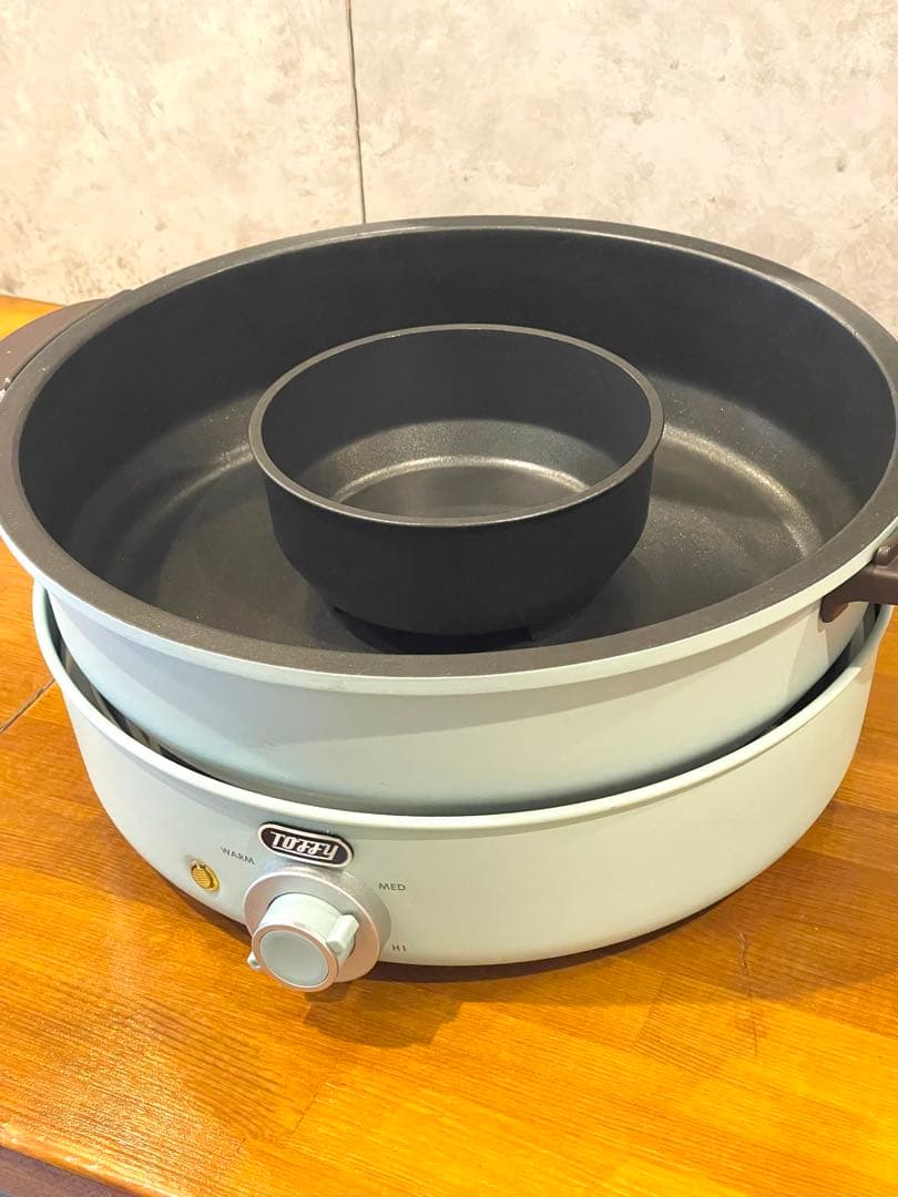 【TOFFY】電気グリル鍋 たこ焼き器 取扱説明書・箱付き