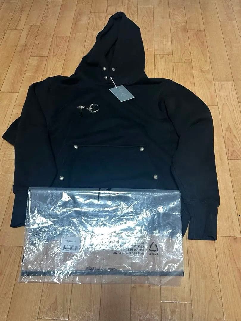 正規品‼️THUG CLUB サグクラブ armor foodieパーカーブラック