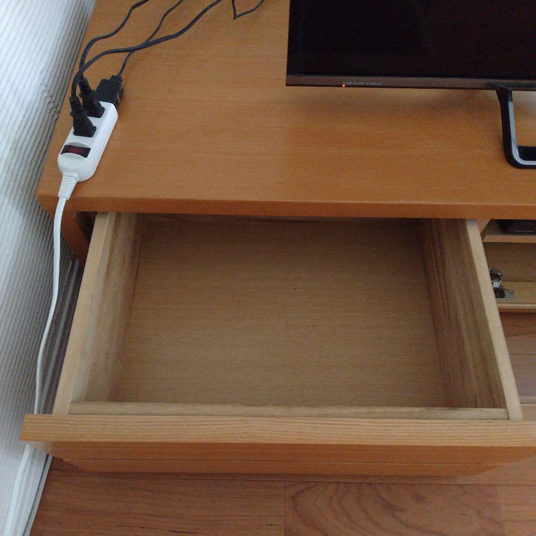 【大幅値下げ!!】ケユカ 木製テレビ台 スライドドア付き