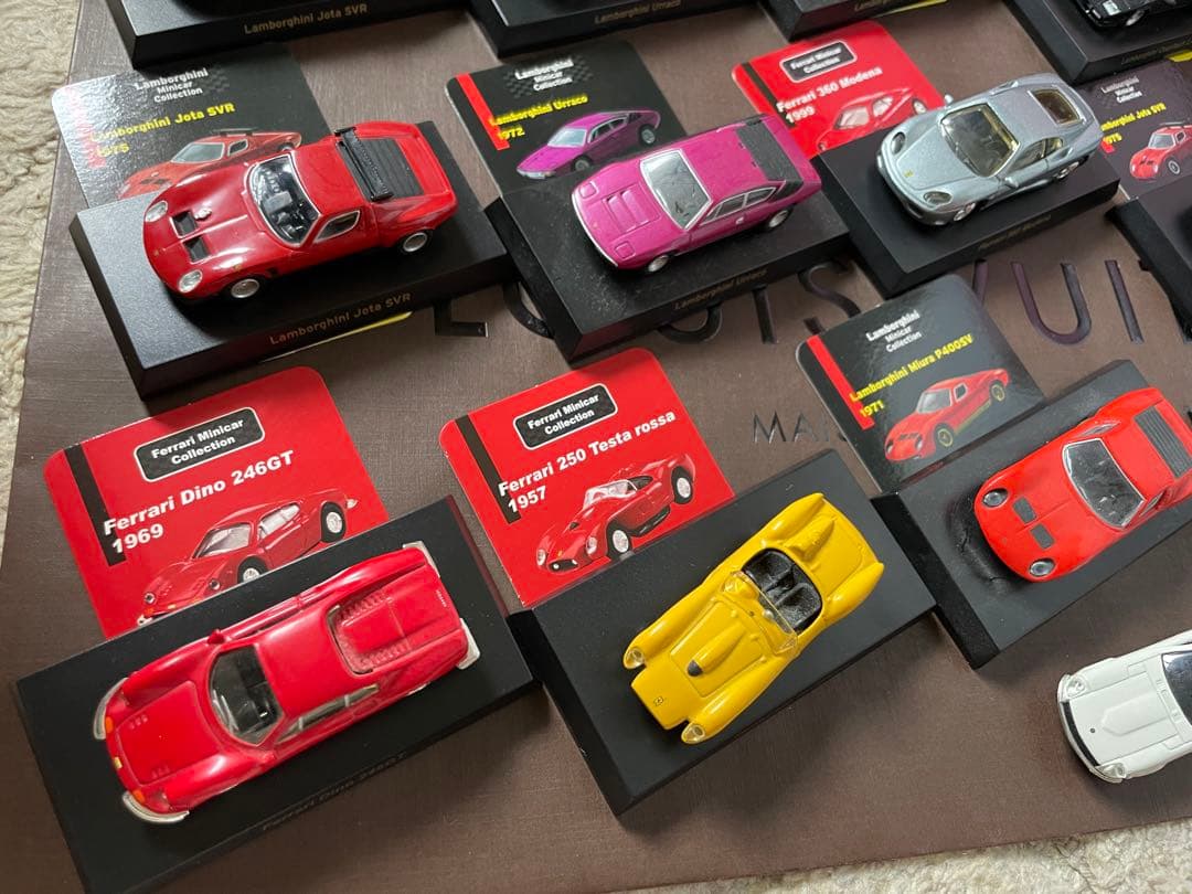 ミニカー ランボル　フェラーリ 22個KYOSHO ダイドーリミッドエディション