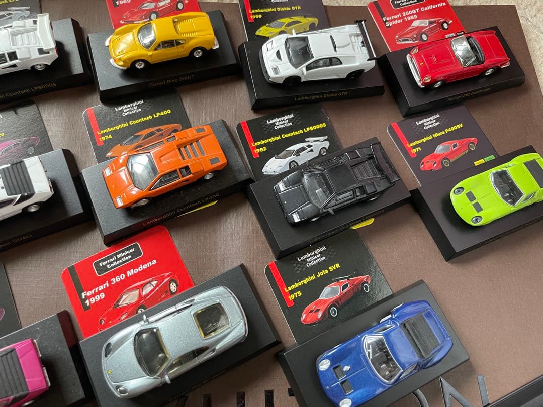 ミニカー ランボル　フェラーリ 22個KYOSHO ダイドーリミッドエディション